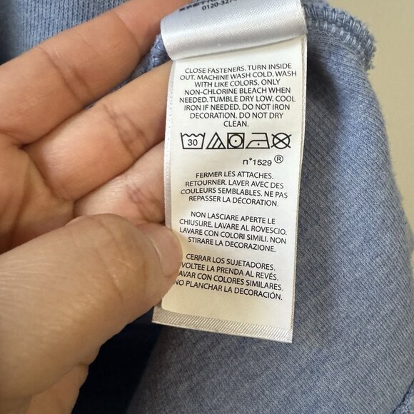 Polo Ralph Lauren Sweater Mens XXL Blue 100% Cotton 1/4 Zip Long Sleeve Pullover - Picture 13 of 15